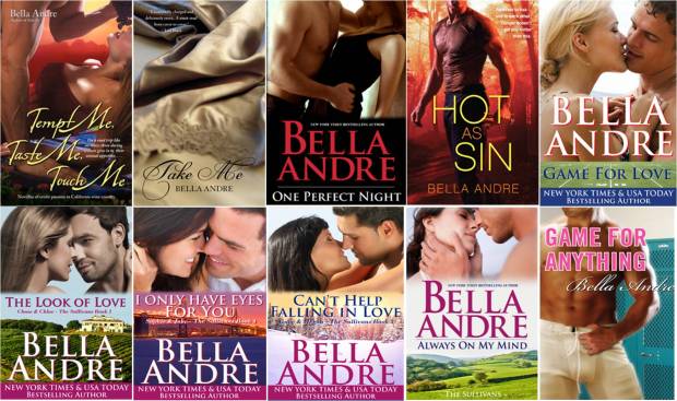 Top Ten Bella Andre novels