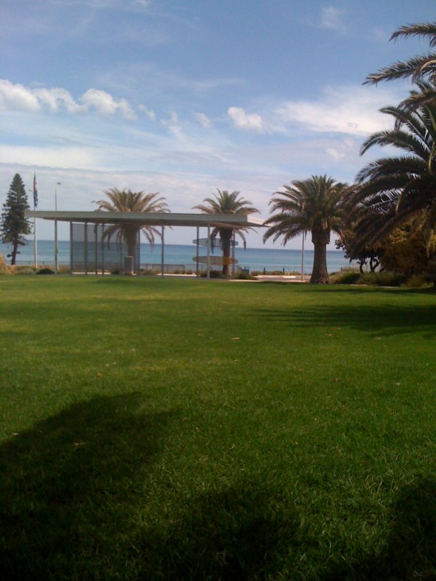 Well, this view sure beats working at a desk!