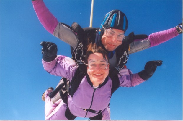 skydiving